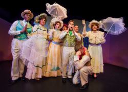 The cast performs 'It's a Lovely Day for an Outing'