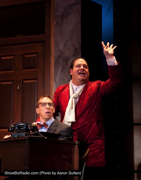 Scott Wichmann as Leo Bloom and Jason Marks as Max Bialystock