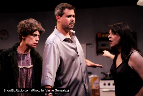 Mary BestBova as Mag, Tony Foley as Pato and Jill Bari Steinberg as Maureen