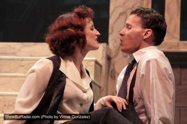 Liz Blake White as Kate and Matt Hackman as Petruchio