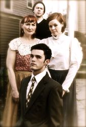 Dean Knight as the older Tom, McLean Jesse as Laura, Deejay Gray as (younger) Tom, and Terry Menefee Gau as Amanda