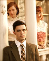  McLean Jesse as Laura, Deejay Gray as Tom, and Terry Menefee Gau as Amanda