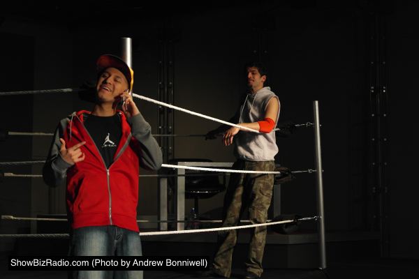 Mauricio Marces (Vigneshwar 'VP' Paduar) and Axle Burtness (Macedonio 'The Mace' Guerro)