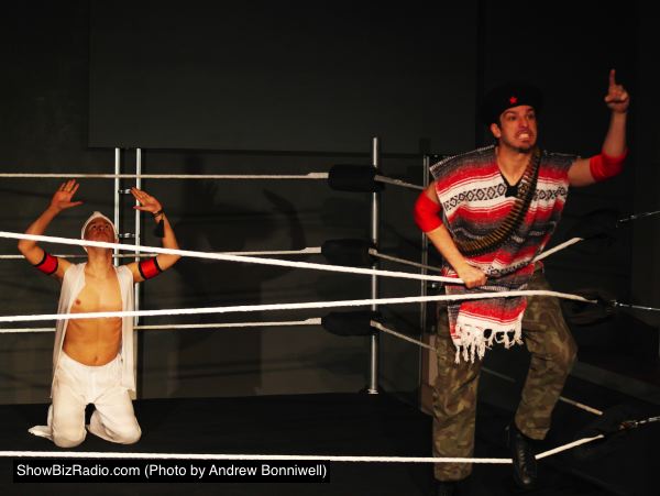 Mauricio Marces (Vigneshwar 'VP' Paduar) and Axle Burtness (Macedonio 'The Mace' Guerro)