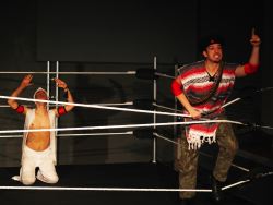 Mauricio Marces (Vigneshwar 'VP' Paduar) and Axle Burtness (Macedonio 'The Mace' Guerro)