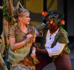 Allison Blanton as Mustardseed and Raven Wilkes as Puck