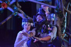 Melissa Johnston Price as Titania, David White as Bottom