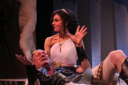 Richard Travis and Sarah Maynard Sommers as Alcmene