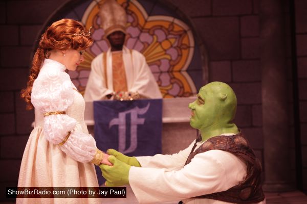 Aly Wepplo (Fiona) and Jason Marks (Shrek)